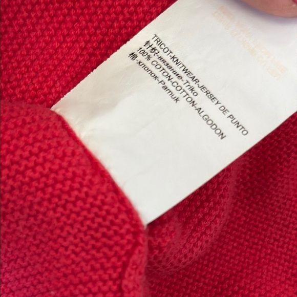 Tartine et Chocolat Red Knit Sweater 6 months baby unisex - Picture 8 of 8